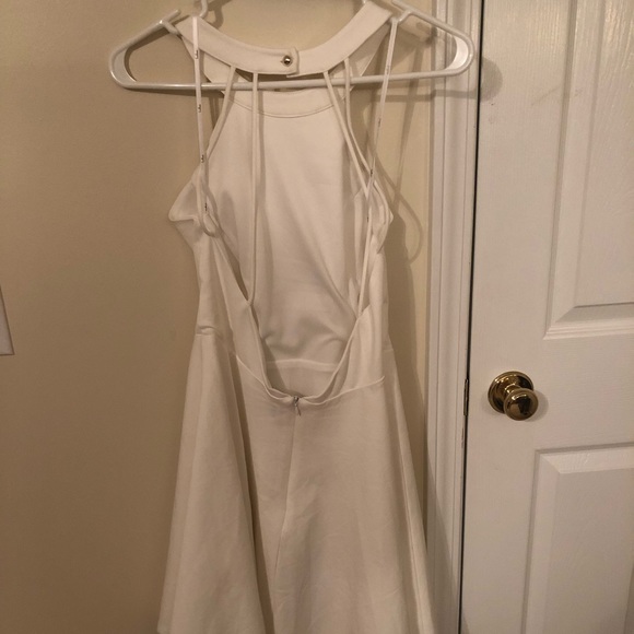 Delightful Surprise Ivory Skater Dress - Picture 5 of 6